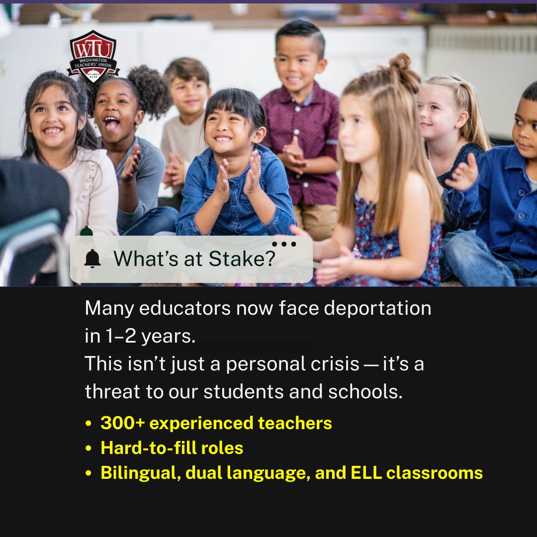 Washington Teachers' Union, AFT Local #6 tweet media