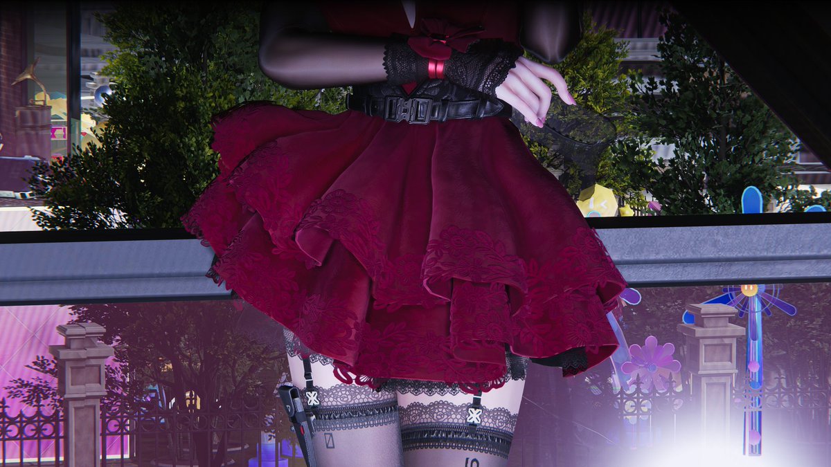 Bee4Debruyne's tweet image. That red dress looks gorgeous. ❤️👗
#OnceHuman  #oncehumanmobile #openword #gaming #VirtualPhotography  
@OnceHuman_