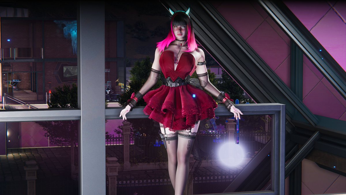 Bee4Debruyne's tweet image. That red dress looks gorgeous. ❤️👗
#OnceHuman  #oncehumanmobile #openword #gaming #VirtualPhotography  
@OnceHuman_