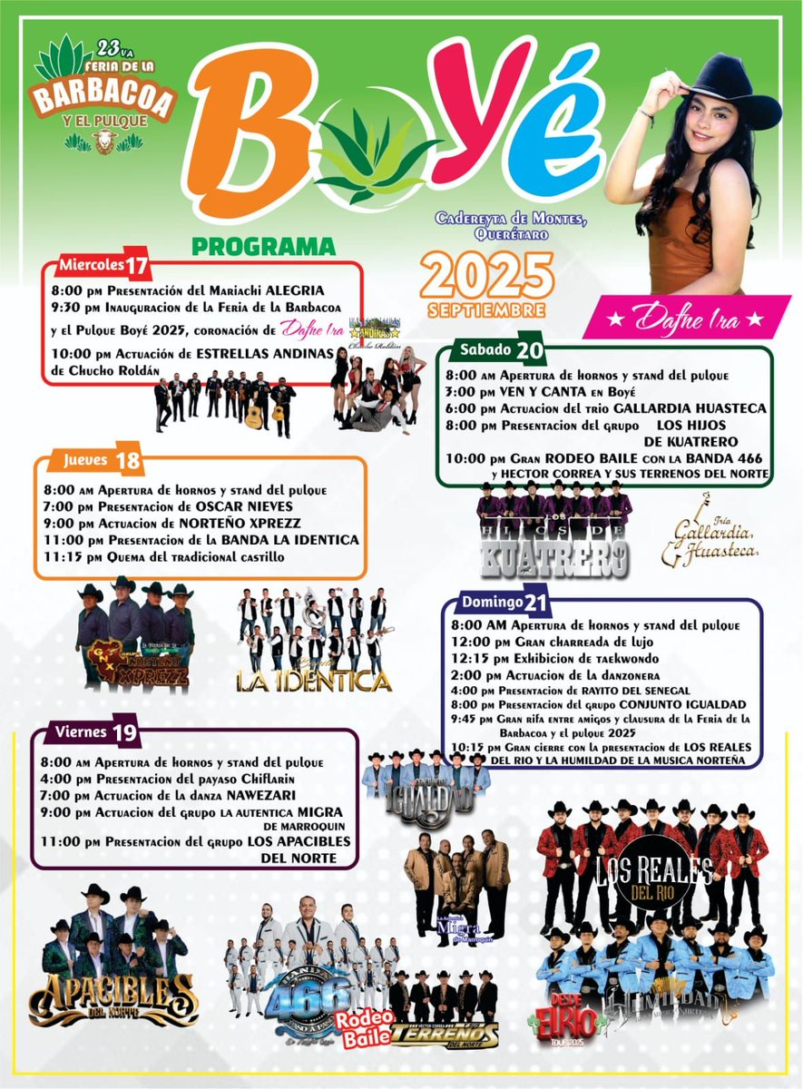 Feria del Pulque y la Barbacoa - Boyé 2025. 

Todo lo que debes saber de la fiesta gastronómica de Querétaro. #APrimeraVista

bit.ly/47HzEMW

#FeriaDeLaBarbacoa #Pulque #Querétaro #Cadereyta #Boyé #TurismoGastronómico #BarbacoaQuerétaro #PulqueTradicional