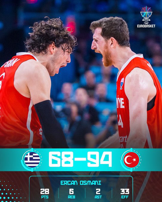🇹🇷 FİNALDEYİZ!

#EuroBasket