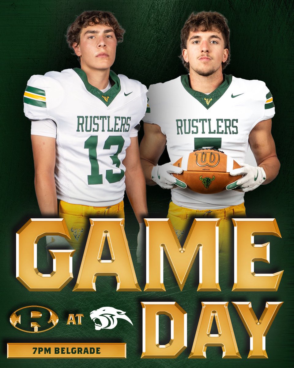 GAME DAY! Go Rustlers! #GOLDSTANDARD #RFTB