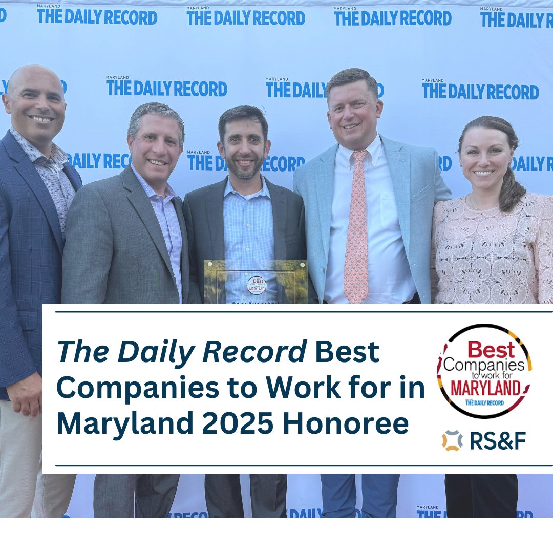RSandFLLC's tweet image. We’re proud to be recognized by The Daily Record as one of Maryland’s Best Companies to Work For! 🎉 

Our people are our greatest strength, and this honor reflects the culture of collaboration, growth, and innovation we strive to create every day. 

#BestCompaniesToWorkFor