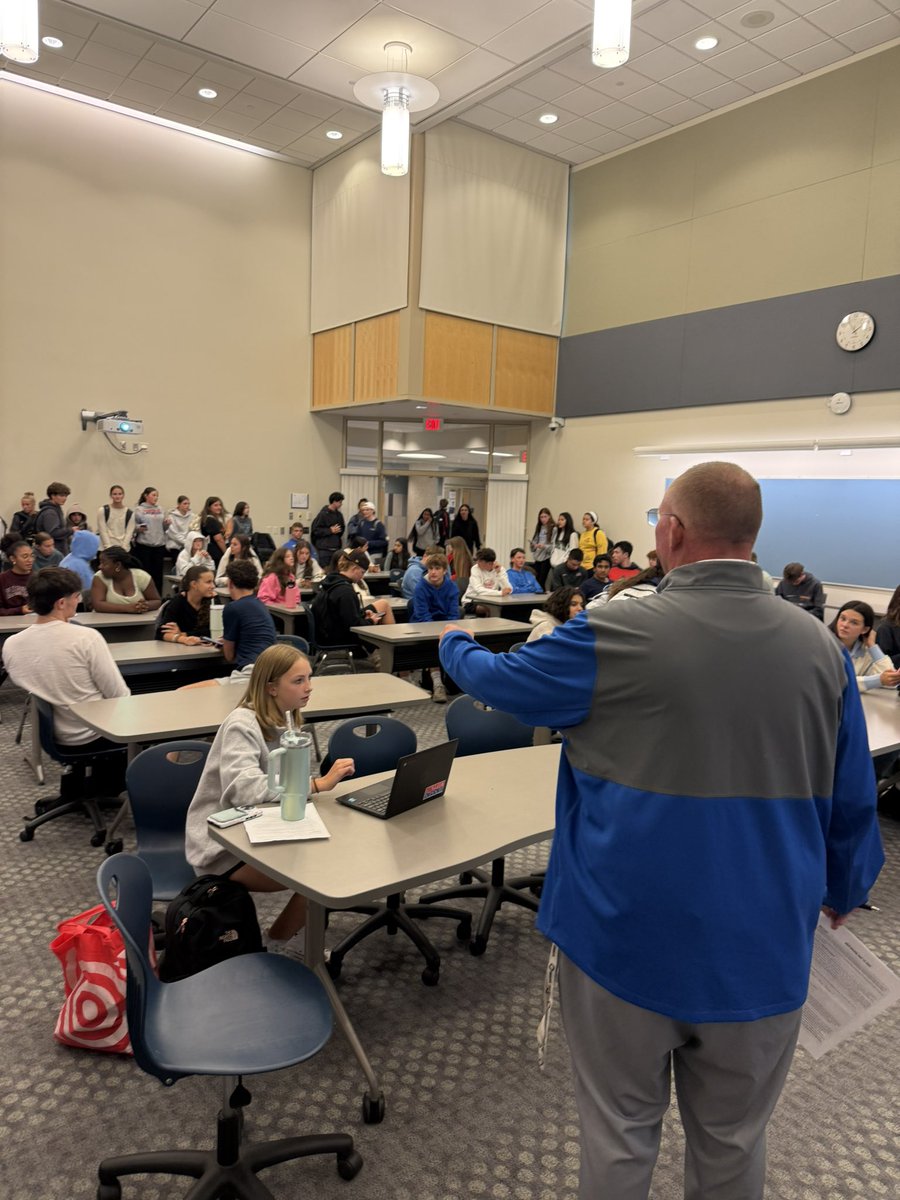 Great start to the DECA school year today with our 1st member meeting after school today in LGI 2!! 95+ TMHS students in attendance interested in participating in our program this year! TMHS DECA is #AllIn