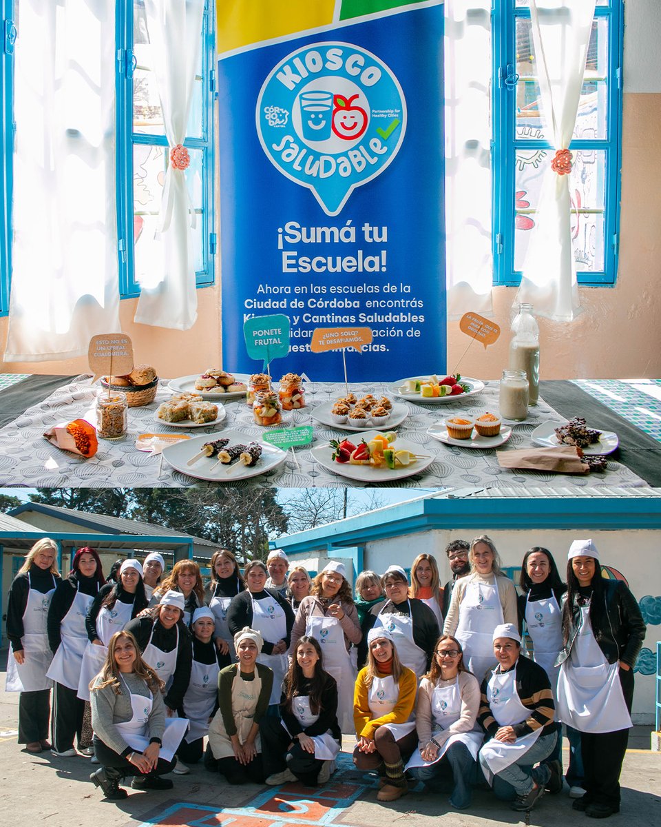 Seguimos transformando los kioscos escolares municipales. Con @alimentandoelmanana.ar referentes aprendieron a preparar opciones ricas, nutritivas y 100% vegetales 🌱. Cada kiosco + saludable es más salud y futuro ✨.
#CiudadesSaludables #Cities4Health
