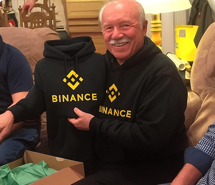 Binance tweet media