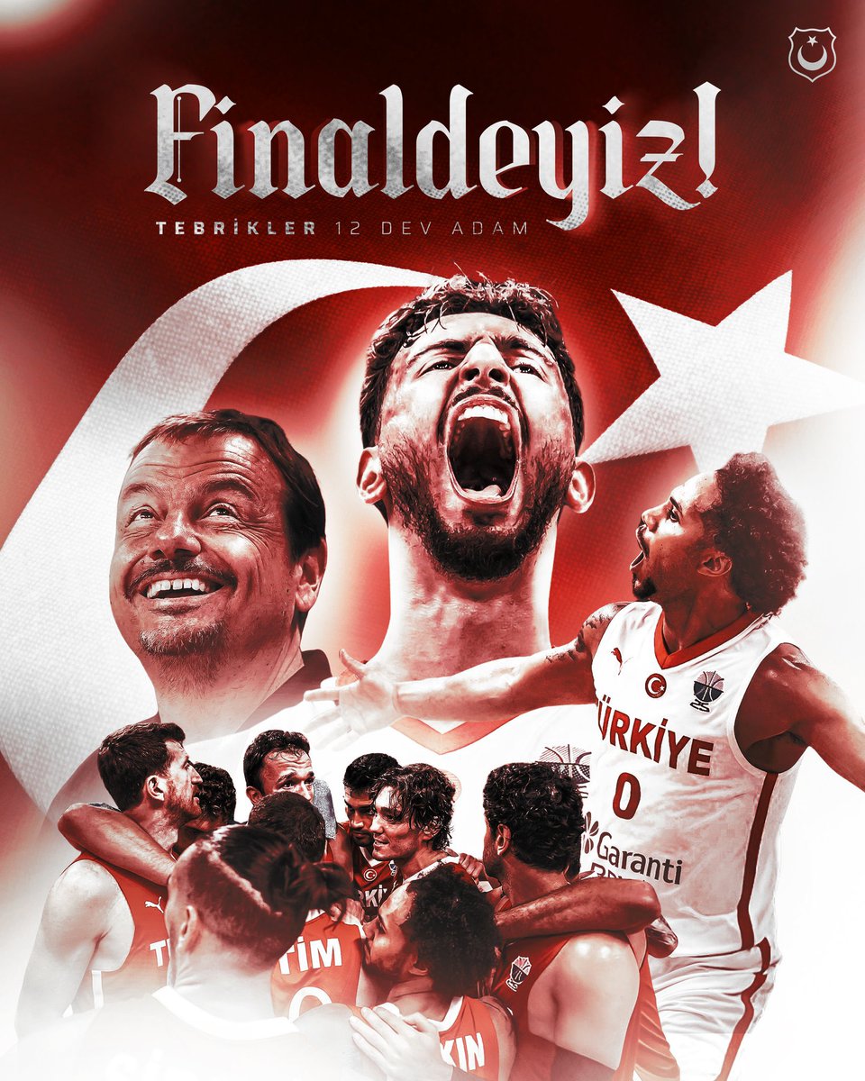 EuroBasket 2025 Yarı Final mücadelesinde Yunanistan’ı eleyerek adını finale yazdıran A Milli Basketbol takımımızı yürekten kutluyoruz

Haydi #12DevAdam bu yolun sonu şampiyonluk! 🇹🇷

#EdremitBelediyesiGürespor
#FerhatoğluEdremitBelediyesiGürespor