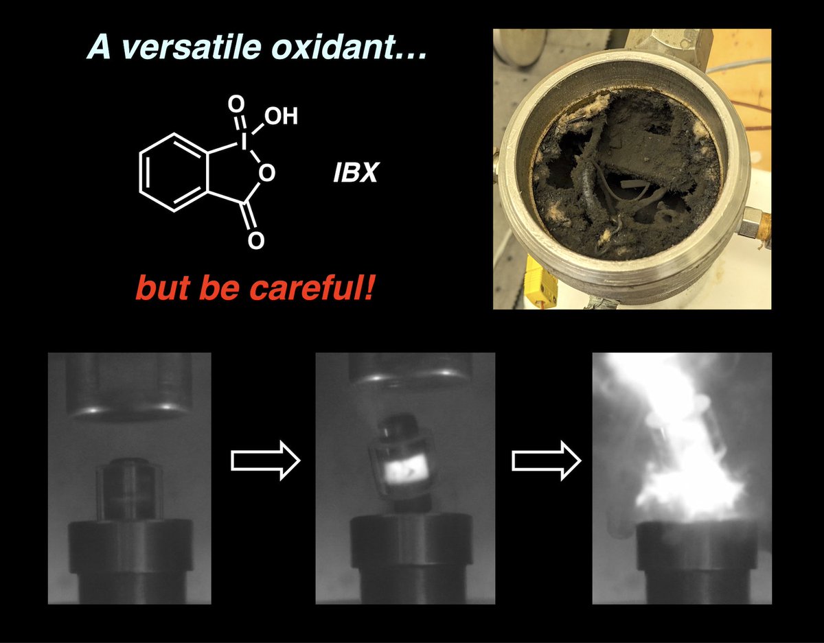 GargLab's tweet image. We recently teamed up with the legendary @Merck process group to take a close look at the safety profile of the popular oxidant IBX: doi.org/10.1021/acs.or…. Kudos to all of the authors for putting #SafetyFirst. @JOC_OL @UCLA @UCLAchem