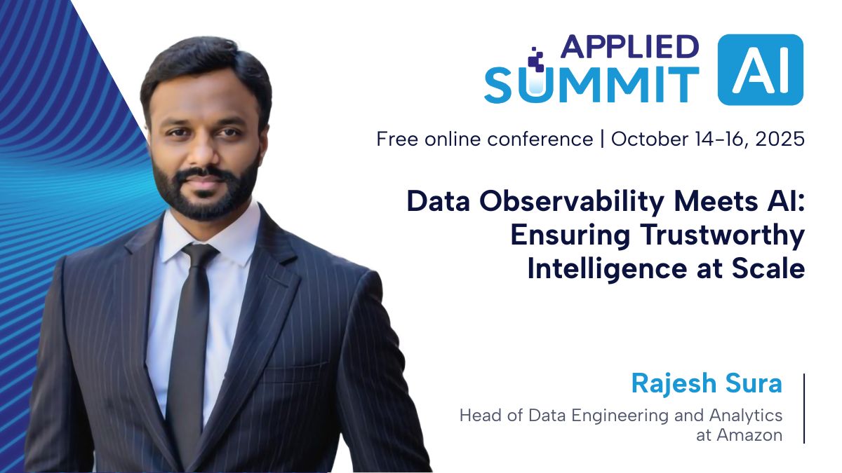 JohnSnowLabs's tweet image. Data Observability Meets AI: Ensuring Trustworthy Intelligence at Scale
hubs.li/Q03HXvbX0
#DataObservability #AIInfrastructure #DataReliability #TrustworthyAI #AIAtScale #AppliedAISummit