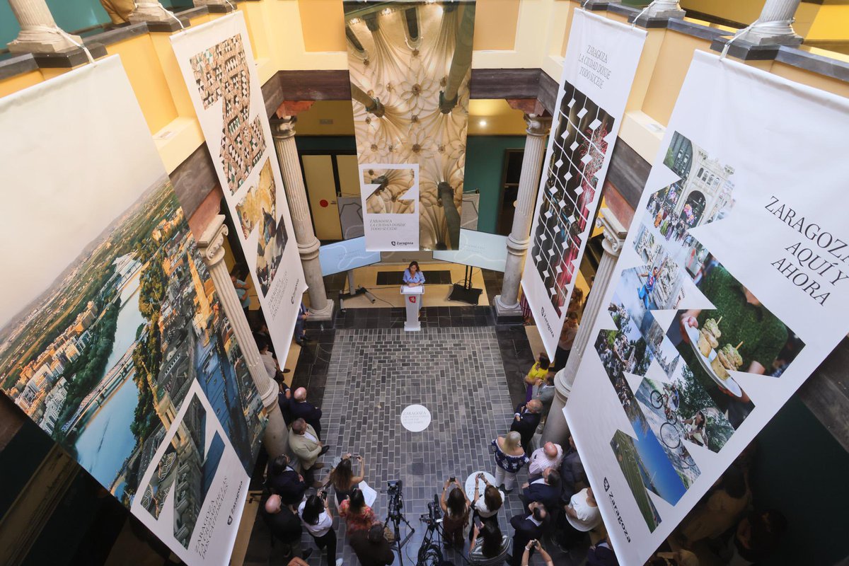 Hoy damos un paso adelante: presentamos la nueva marca turística de Zaragoza.
Una ciudad vibrante, auténtica y creativa que se abre al mundo con orgullo y emoción.
¡Es el momento de Zaragoza!