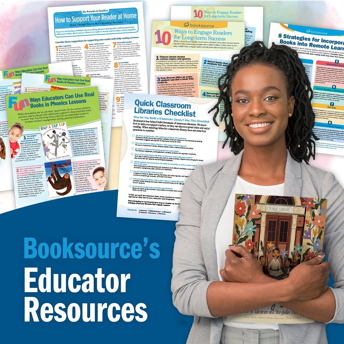 Booksource's tweet image. No matter how much you plan, it’s always a good idea to have an extra activity in your back pocket. You will find that and so much more among our educator resources! 📝
Browse Educator Resources: buff.ly/p6bkita
#Booksource #BackToSchool #ClassroomLibraries