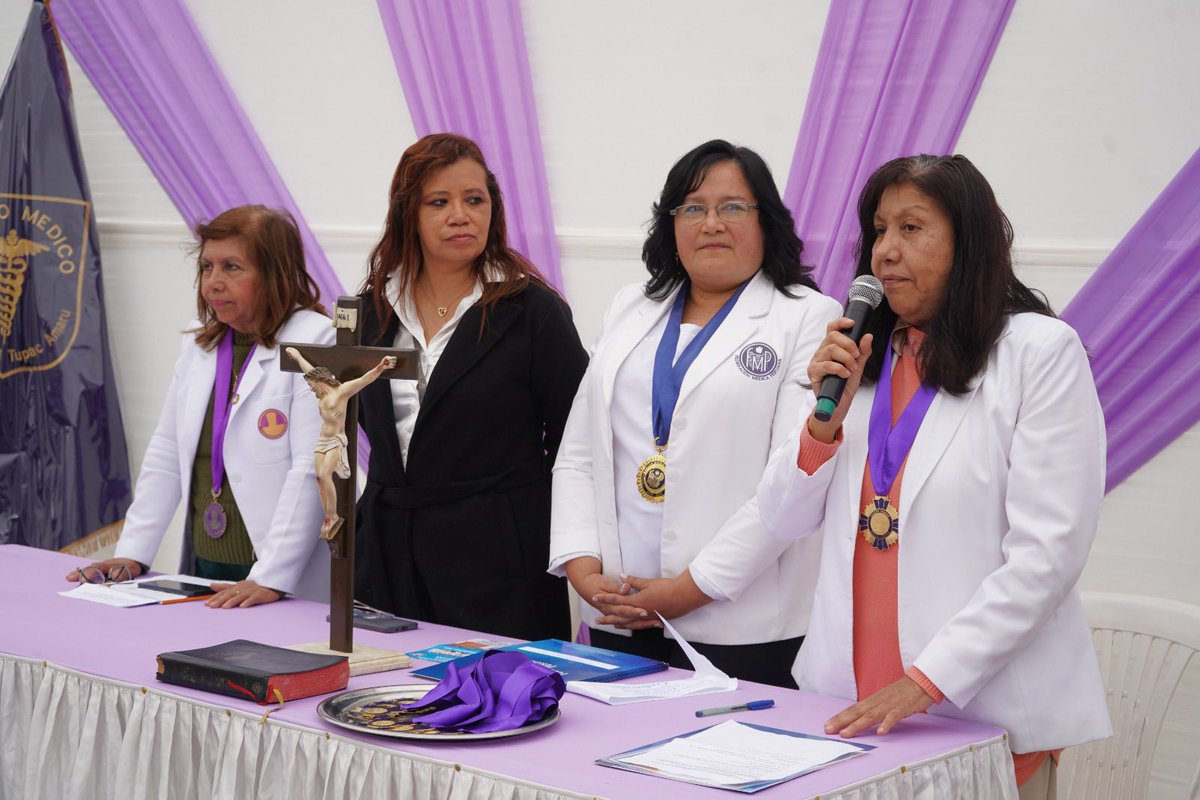 𝐉𝐔𝐑𝐀𝐌𝐄𝐍𝐓𝐀𝐂𝐈𝐎́𝐍 𝐂𝐔𝐄𝐑𝐏𝐎 𝐌𝐄́𝐃𝐈𝐂𝐎 𝐑.𝐒. 𝐓𝐔́𝐏𝐀𝐂 𝐀𝐌𝐀𝐑𝐔 – 𝐃𝐈𝐑𝐈𝐒 𝐋𝐈𝐌𝐀 𝐍𝐎𝐑𝐓𝐄 📷📷

📷 Un evento que reafirma el compromiso y la unidad de los médicos en beneficio de la profesión y de la salud de nuestra sociedad.