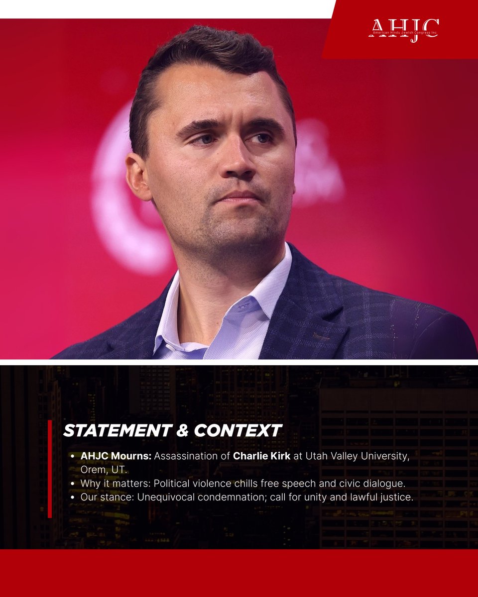 American Hindu Jewish Congress tweet media