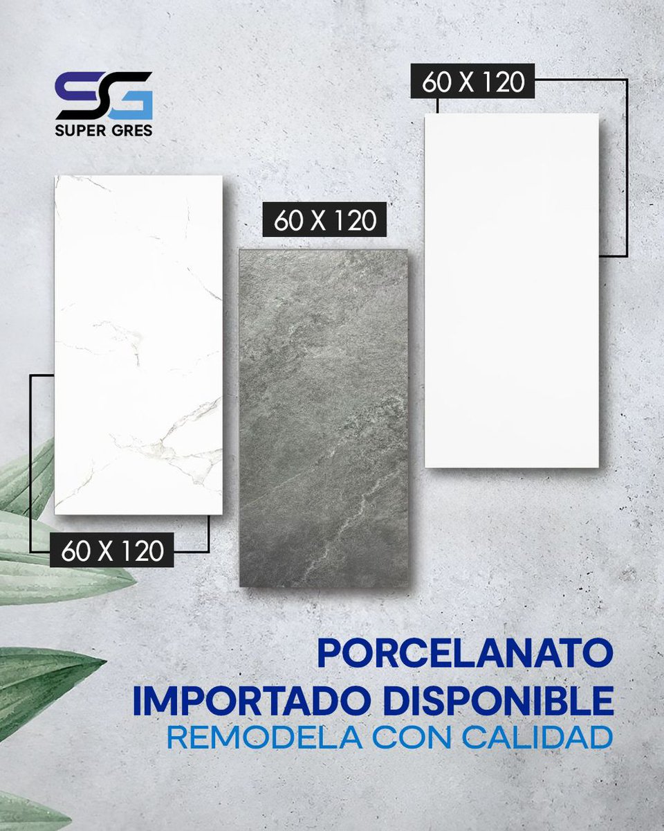 LaVerdadVargas's tweet image. ¡No dejes pasar esta oportunidad de remodelar para fin de año! 🙂‍↔️ Porcelanato importado ¡Siempre con lo mejor🤌🏽crea espacios increíbles!
📍Av. La Armada, sector La Lucha, Local Galpón N°8. Catia la Mar, La Guaira.
@supergres.laguaira
#publi2025 #supergres #laguaira #ceramicas