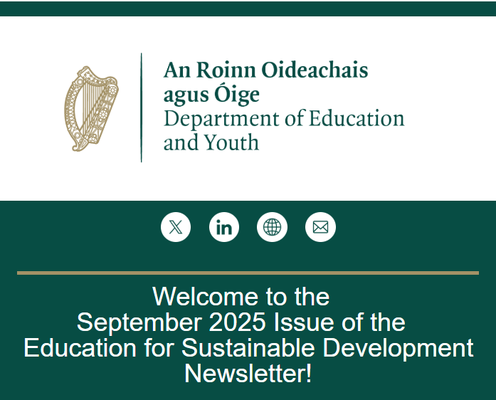 Take1_Programme's tweet image. The 20th edition of the @Education_Ire #ESD newsletter is now available to read sl1nk.com/UxDe5 Lots of interesting news and articles @DeptCEE @UN_SDG
