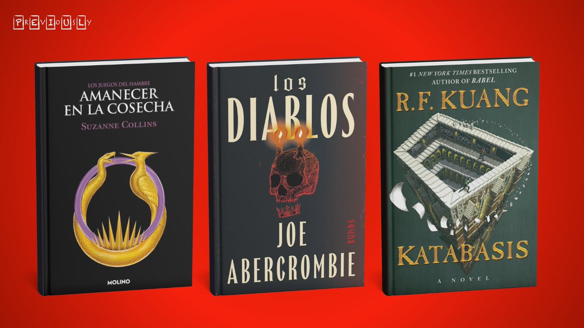 PreviouslyBook's tweet photo. #PrevDay
Y la 2a caja de este día contiene nuestro tradicional #BestPreviouslyBook.
Comenzaremos el año eligiendo cuál fue el mejor libro publicado en España en 2025. Y como cumplo 3 años, os adelanto 3 contendientes que competirán. ¿Qué otros libros os gustaría ver ahí? https://t.co/UFCPiZNbIA