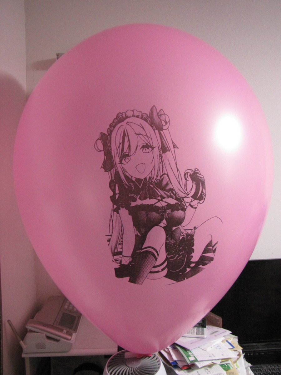 ゆきてくさん（@yuki_teku）のエル〇36インチ オーバル（パドル）風船