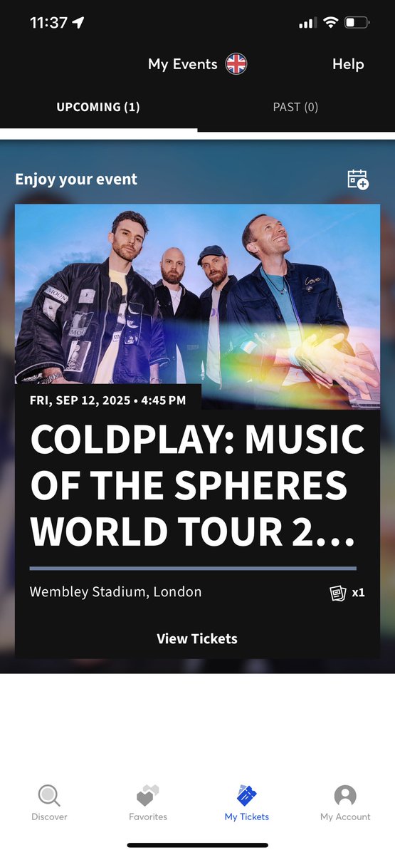 apee_99's tweet photo. One Coldplay Pitch standing for £200. I can’t make it to the show anymore. Please message me if you are interested. We can video call. #ColdplayWembley #Coldplay #ColdplayConcert https://t.co/zSbpQIi9VA