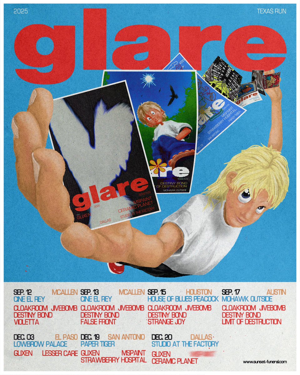 DestinyBondHc's tweet image. Tour with Glare, Cloakroom, and Jivebomb starts tonight - we’ll have copies of The Love ahead of release day ❣️❣️❣️