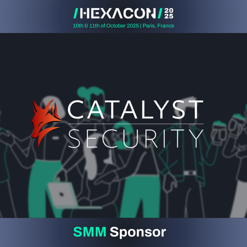 hexacon_fr's tweet image. Last sponsor to join us for this edition of Hexacon: meet @catalystsec! 🦊

Catalyst  Security is a growing team of highly experienced vulnerability  researchers, focused on solving the most challenging technical problems.

Come and meet us!