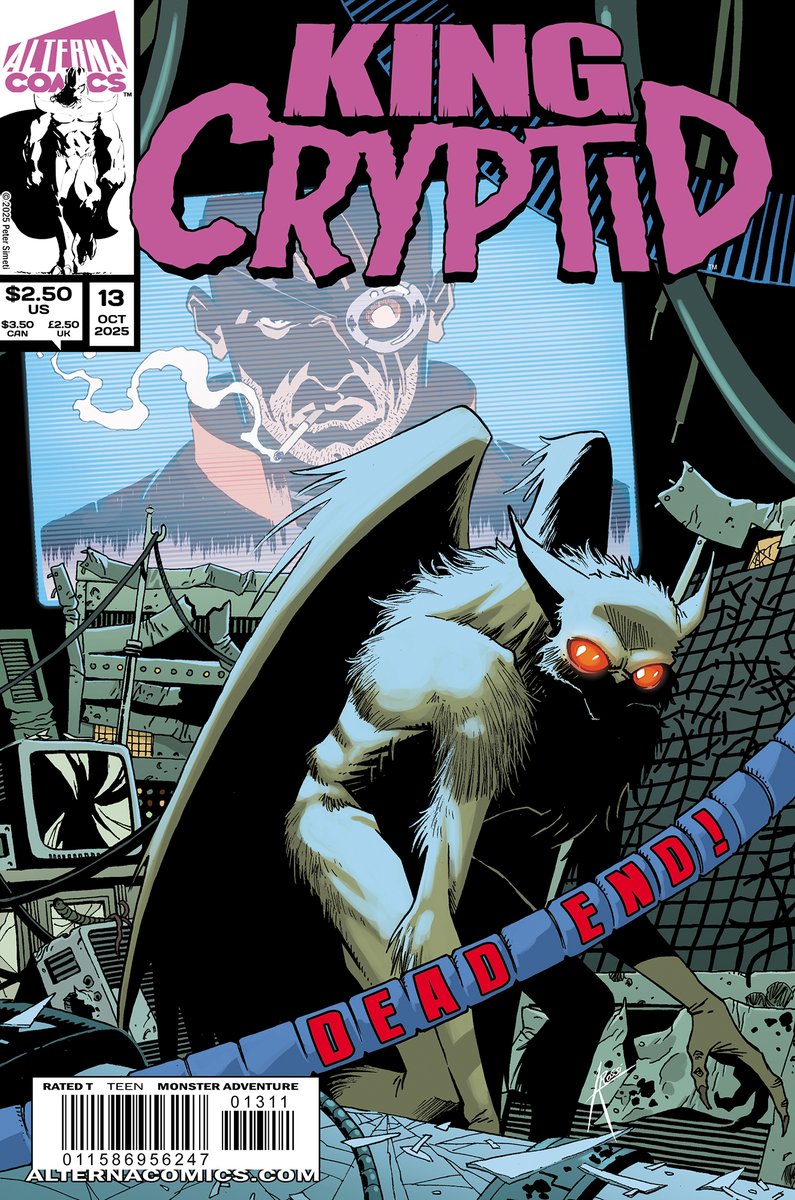 KING CRYPTID #10-13 is currently available for pre-order on 4 platforms!

Alterna (Direct) alternacomics.com/kingcryptid
Indiegogo kingcryptid.com
Kickstarter kickstarter.com/projects/petes…
FundMyComic fundmycomic.com/kc1013