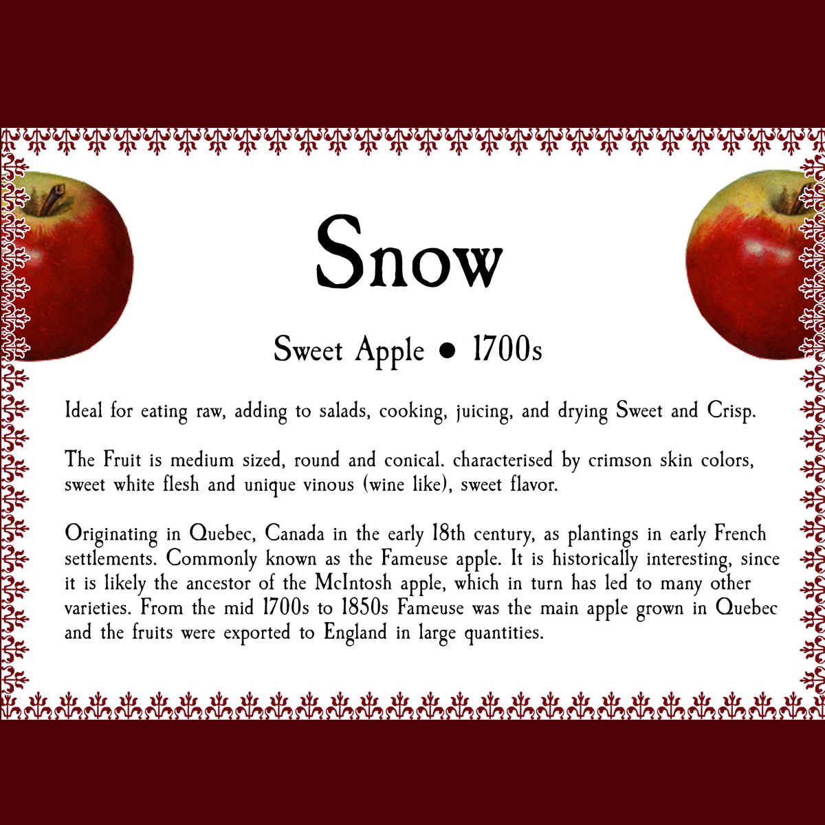 RileysFarm1776's tweet photo. U-Pick!

We're picking some nice heirlooms this Saturday 10 AM - 5 PM, the "Snow" Apple and "Maiden Blush."  (See graphic for details.)

We also have TWO LIVE BANDS (the Marvels at the Packing Shed, Stone Pantry English fiddles at the tavern), tomahawk, archery, candle-dipping, barbecue tri-tip and chicken, great food at the Colonial Tavern, fine beer, wine, hard and sweet cider.  It's been a tough week.  Get out in the open air and visit with us!

#RileysFarm #OakGlen #Apples #SnowApple #MaidenBlushApple #GlenSeedling #Cider #HardCider #Barbecue #LiveMusic #TheMarvels #StonePantryPreserves #JusticeForCharlie #AmericaTheBeautiful #FamilyMemory #Sunshine #CelebrateWithNormalPeople