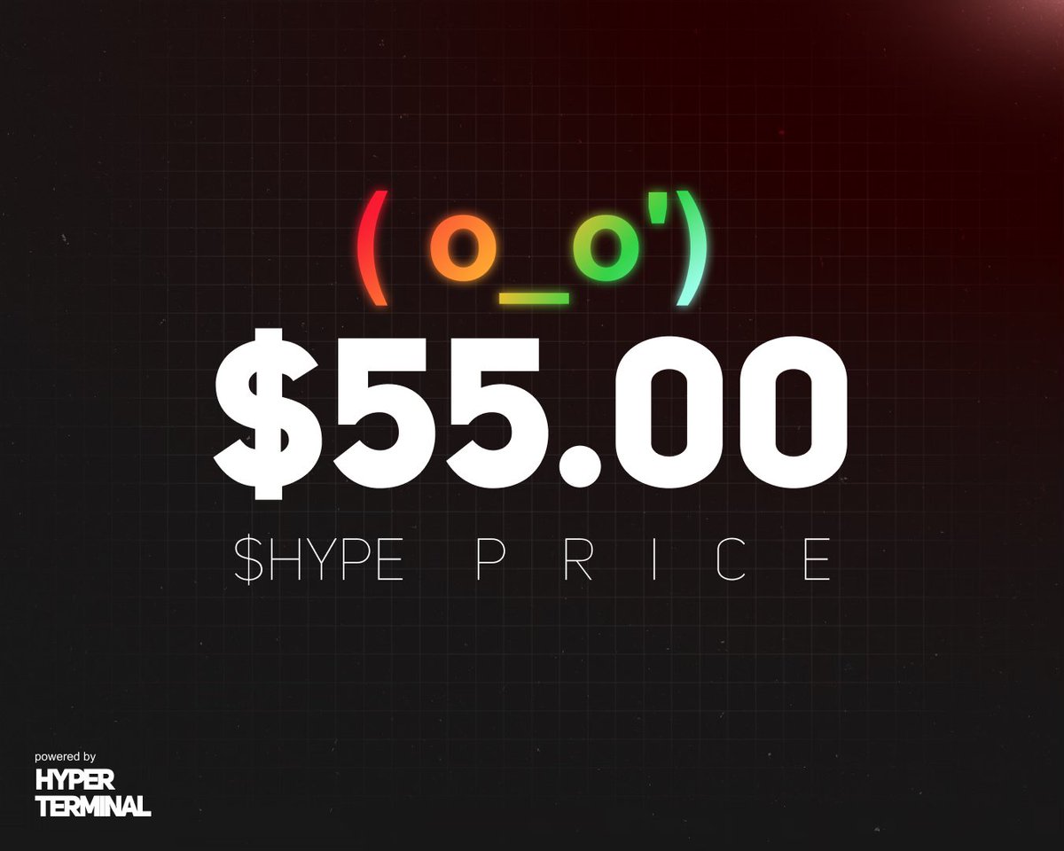 Hyper__Terminal's tweet image. &amp;gt; 🚨 𝙰𝙻𝙴𝚁𝚃: $𝙷𝚈𝙿𝙴 $55.00

./initiate_generational_bottom

[𝙾𝙺] █