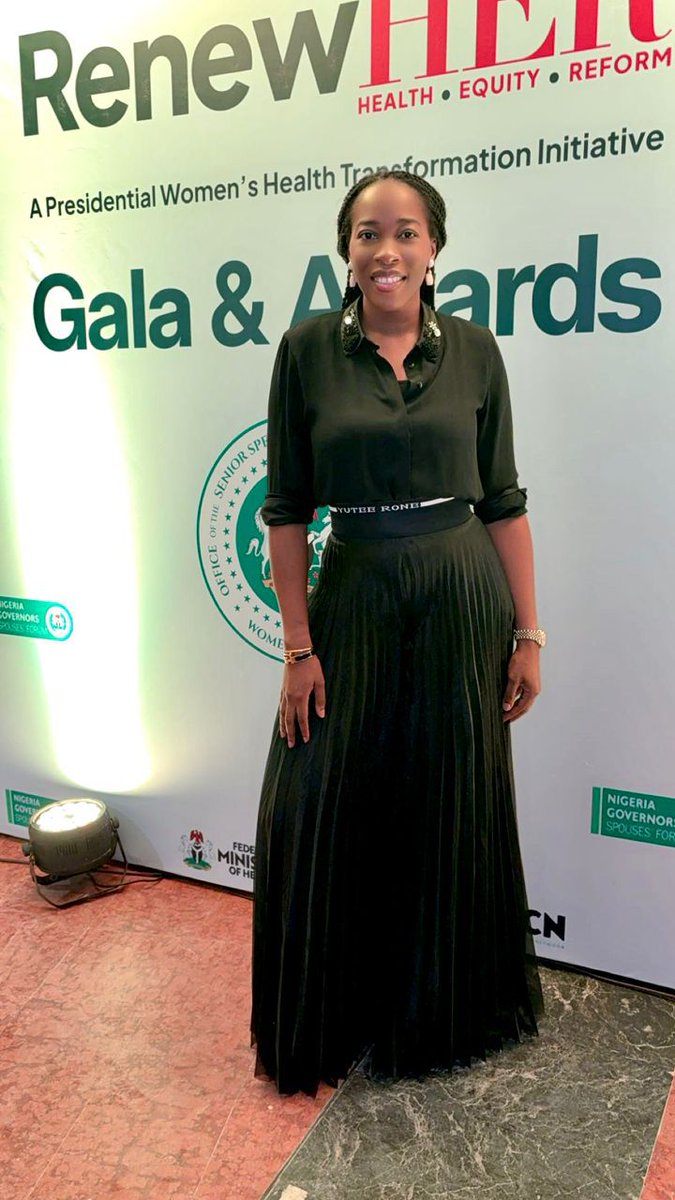 _mdoc's tweet photo. Last night, we were honored to be part of the RenewHER Gala Night &amp; Awards, where the RenewHER initiative was officially launched by President Bola Tinubu, represented by Vice President Kashim Shettima, to tackle maternal mortality and empower women across https://t.co/D5hd36wrbI