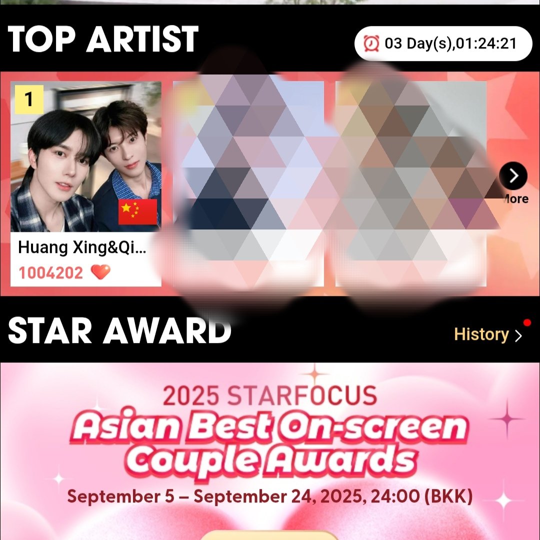 miss_nnja's tweet image. 3 DAYS LEFT !!! LET'S KEEP XINGQIU AT THIS PLACE ❤️❤️ 

starfocus.online/main/1264?s=rR…

#ABODesire #DesireTheSeries #XingQiu