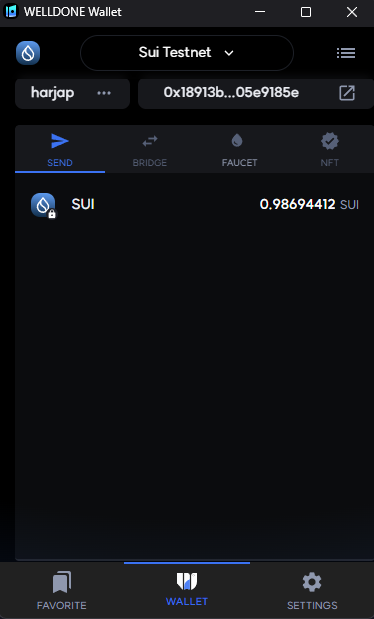 harjapsays's tweet photo. Got hands-on with Sui blockchain.
Minted my first NFT-like object.
Wrote my first Move smart contract.
Actually saw it pop up in my wallet👀

First time coding on-chain and it worked 🔥
Ready for Day-2 !! @GORANIAKARAN @SuiNetwork @parul_dao https://t.co/GNxgmlEA7E