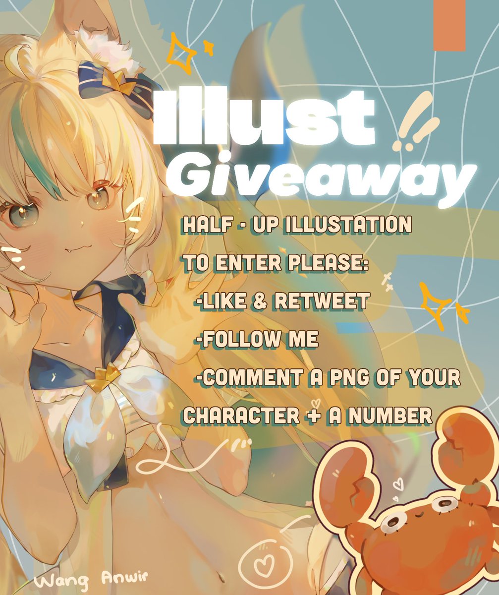 [ILLUSTRATION GIVEAWAY] 
 Hello guys!!

🪻I've just got my first 100 followers.
And to celebrate that and give my special thank, I'll open a small giveaway. 🥳🥳

🪻PRIZE: 
✨A half-up illustration✨

🪻Giveaway will end in: 15th September, 2025
#giveaway #raffle