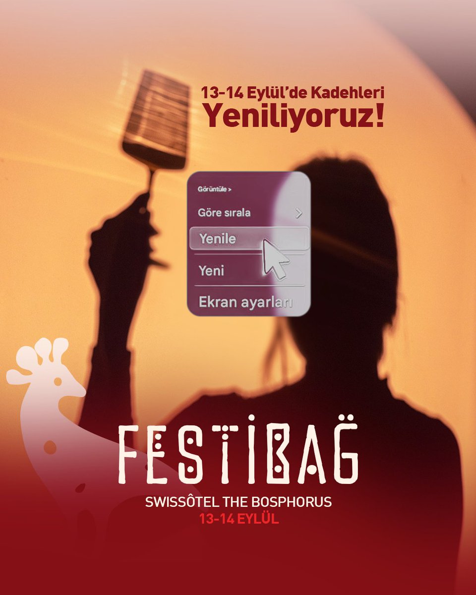 Hafta sonu kimler bizimle kadehlerini yenilemeye hazır? 🍷

🔔Biletler tükenmek üzere: @biletino @biletix <a href="/bubilet/">Bubilet</a> <a href="/passo/">passo</a>

#Festibağ #BağımızVar #BağımızdaFestivalVar