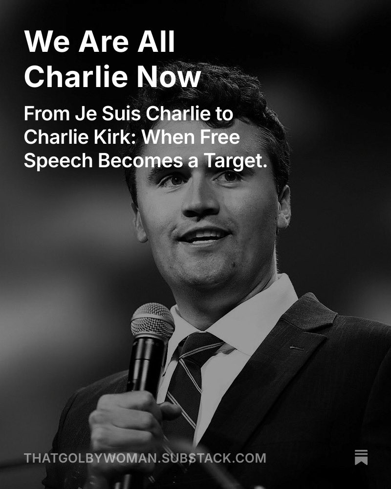 Public life as it is, is a balance of safety &amp; service but what has happened to Charlie Kirk this week is one of the most shocking attacks on freedom of speech and right leaning political views that we have seen in a long time. 

As a Christian Conservative, Charlie Kirk was
