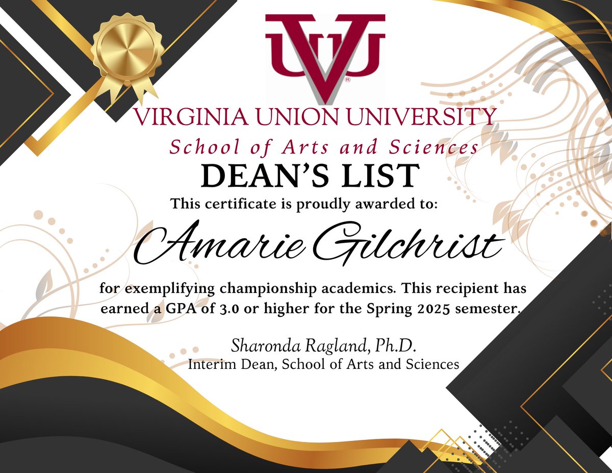 I am blessed to be named to the Dean’s List! I get it done on and off the field!  #itsallaboutthework #play411