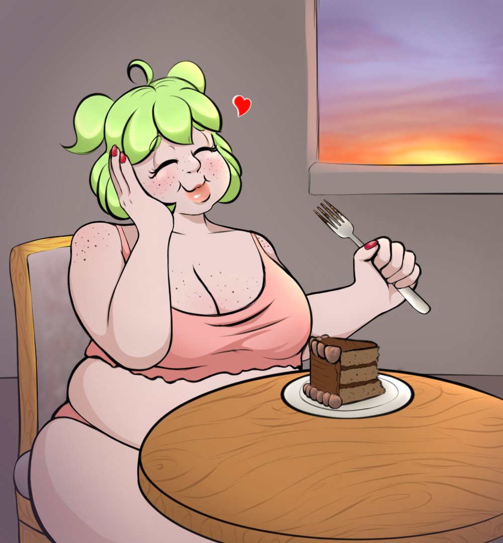 TerukoPizza's tweet photo. Hi! I'm gonna start posting art here now, too.

Let's start with my main OC - her name is Onnie.

A squishy shapeshifter, glutton, AND has a cock. Yeah I'm just paraphrasing from my post on another site. Hehe.

1st image drawn by me
2nd and 3rd images drawn by: @TelosTurntable https://t.co/KY13kZp8Gk