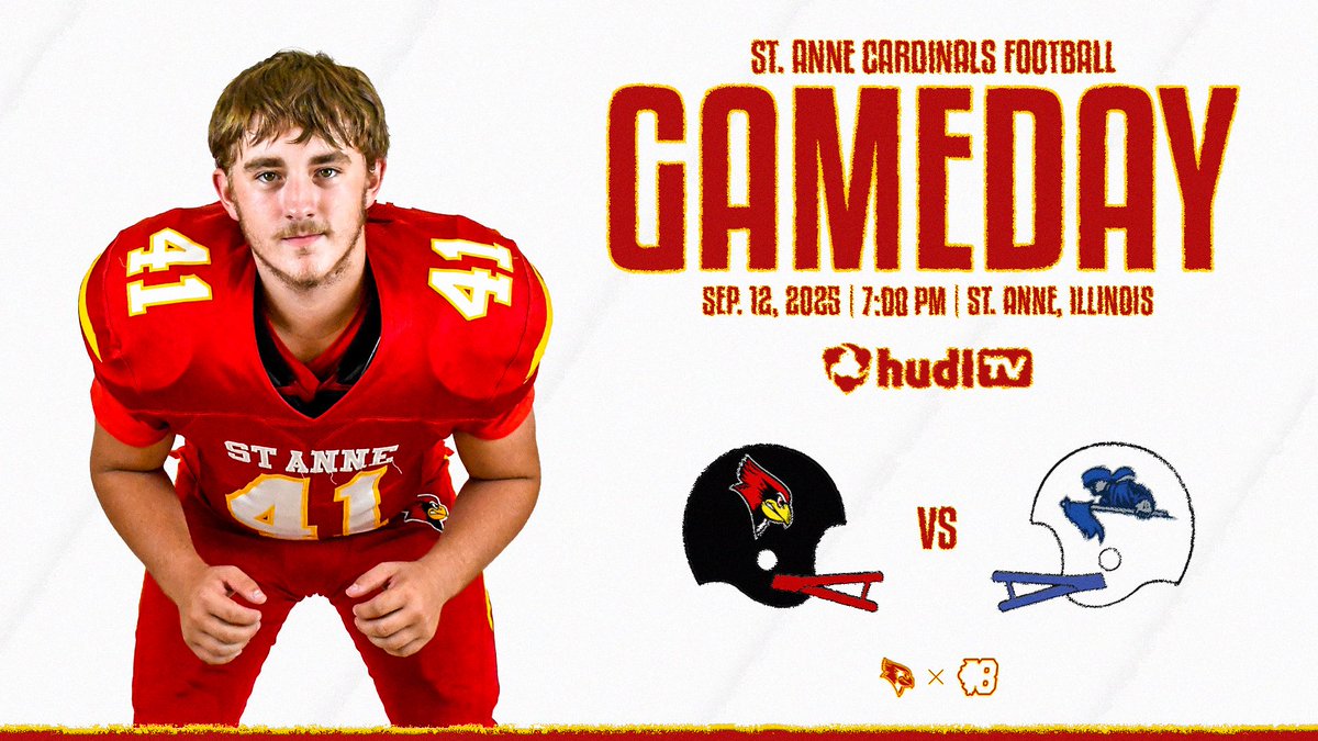 Friday night lights gameday! 🐦🏈

Cardinals football takes on Palestine-Hutsonville at the Russell A. Cotton Athletic Complex. Kickoff is scheduled for 7:00 pm!

#CardinalCulture