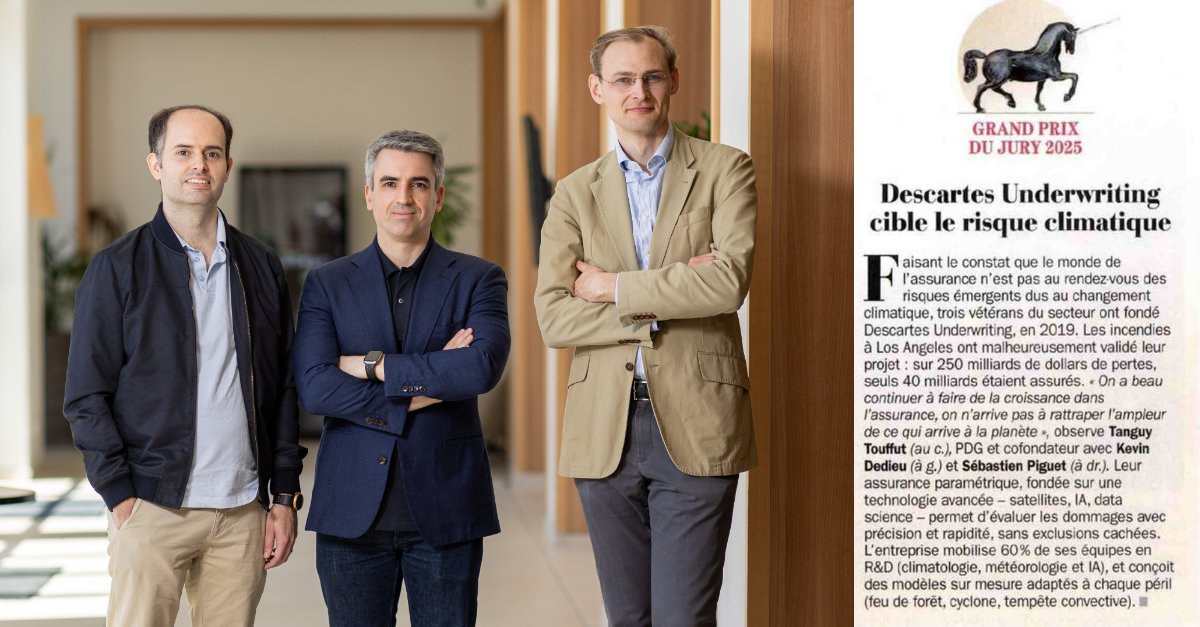 Descartes est très fier d’avoir remporté le Grand Prix Les Trophées des Futures Licornes 2025, qui cible les entreprises françaises à fort potentiel de croissance et susceptibles de franchir le cap du milliard d’euros de valorisation dans les cinq prochaines années.