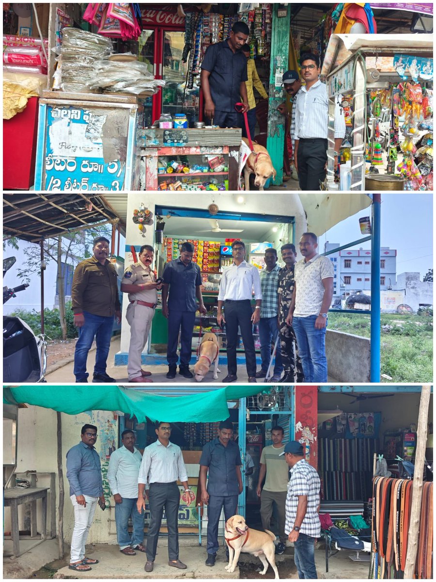 SP SIRCILLA (@spsircilla) on Twitter photo గంజాయి,మత్తు పదార్థాల నిర్ములానే లక్ష్యంగా నార్కోటిక్ జగిలాలతో వేములవాడ పట్టణంలోని పాన్ షాపులలో,కిరాణా షాప్,బస్టాండ్ ప్రాంతాల్లో ఆకస్మిక తనిఖీలు నిర్వహించడం జరిగింది.
<a href="/TelanganaCOPs/">Telangana Police</a>
<a href="/TelanganaDGP/">DGP TELANGANA POLICE</a> గంజాయి,మత్తు పదార్థాల నిర్ములానే లక్ష్యంగా నార్కోటిక్ జగిలాలతో వేములవాడ పట్టణంలోని పాన్ షాపులలో,కిరాణా షాప్,బస్టాండ్ ప్రాంతాల్లో ఆకస్మిక తనిఖీలు నిర్వహించడం జరిగింది.
<a href="/TelanganaCOPs/">Telangana Police</a>
<a href="/TelanganaDGP/">DGP TELANGANA POLICE</a>