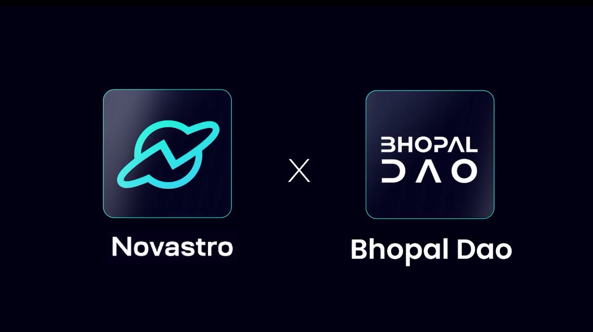 SebyG (@sebycore) on Twitter photo .<a href="/Novastro_xyz/">Novastro | RWAfi</a> partnered with Bhopal_DAO, one of India's largest and most vibrant blockchain communities!
Together, they're uniting thousands of web3 natives to build, share, and innovate within the blockchain ecosystem.
This collaboration will bring the energy of Bhopal DAO's .<a href="/Novastro_xyz/">Novastro | RWAfi</a> partnered with Bhopal_DAO, one of India's largest and most vibrant blockchain communities!
Together, they're uniting thousands of web3 natives to build, share, and innovate within the blockchain ecosystem.
This collaboration will bring the energy of Bhopal DAO's