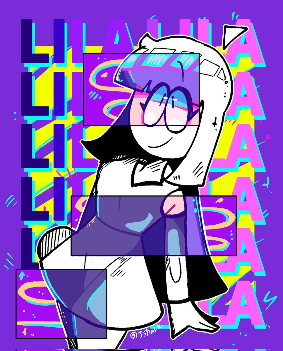 Partial Color😆! 
Lila!
#Spookymonth
#SpookymonthLila