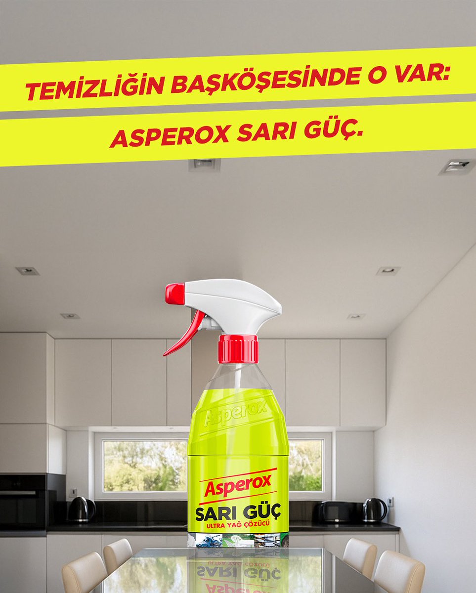 Asperox Sarı Güç, mutlak gücüyle her masanın başköşesinde.