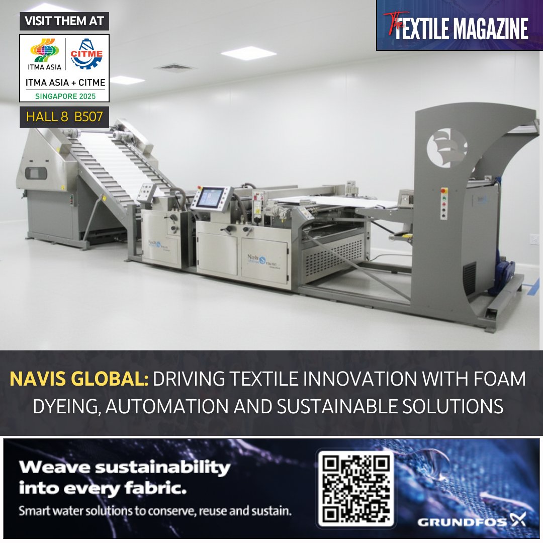 🌍 Despite 2025’s tariff, geopolitical &amp; investment challenges, NAVIS GLOBAL stays strong with innovation, automation &amp; sustainability—reinforcing its role as a trusted partner for mills worldwide.

𝐑𝐞𝐚𝐝 𝐌𝐨𝐫𝐞:  indiantextilemagazine.in/navis-global-d…