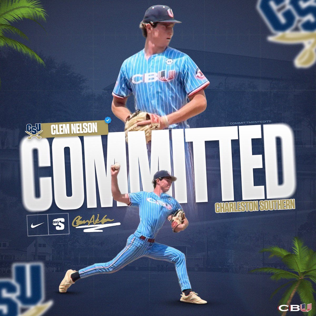 CBU_FL's tweet image. 🇺🇸⛑️2026  Clem Nelson ▶️ Charleston Southern 🎓 @ClemNelson2026 @domehats #REDHATNTION