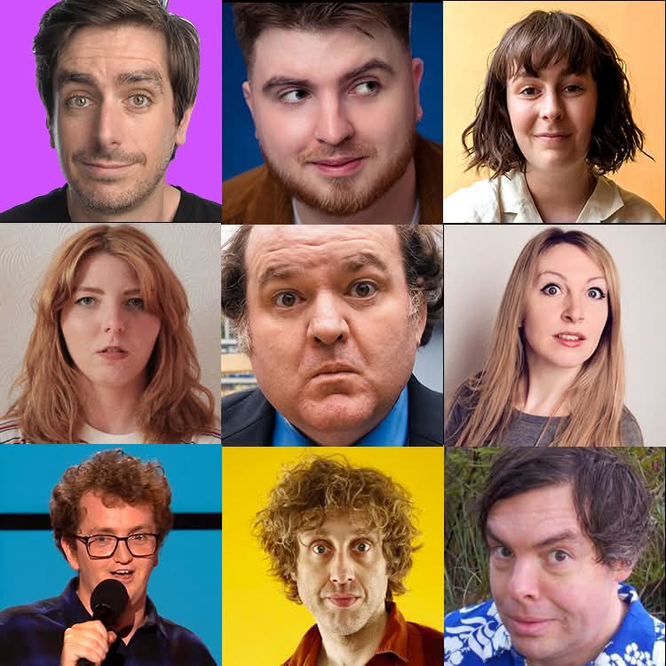 Monday Club 
15 Sep 7pm
museumofcomedy.ticketsolve.com/ticketbooth/sh…

Jonny Pelham, Nick Elleray, Richard Todd, Marty Gleeson, Laura Walsh, Luke Nixon, Tim Shishodia, Jenny Collier, Darren Walsh, Edward Aczel, Charlie Vero-Martin, LJ Da  Funk, MC Tony Dunn 

Museum of Comedy
Bloomsbury Way
WC1A 2SR