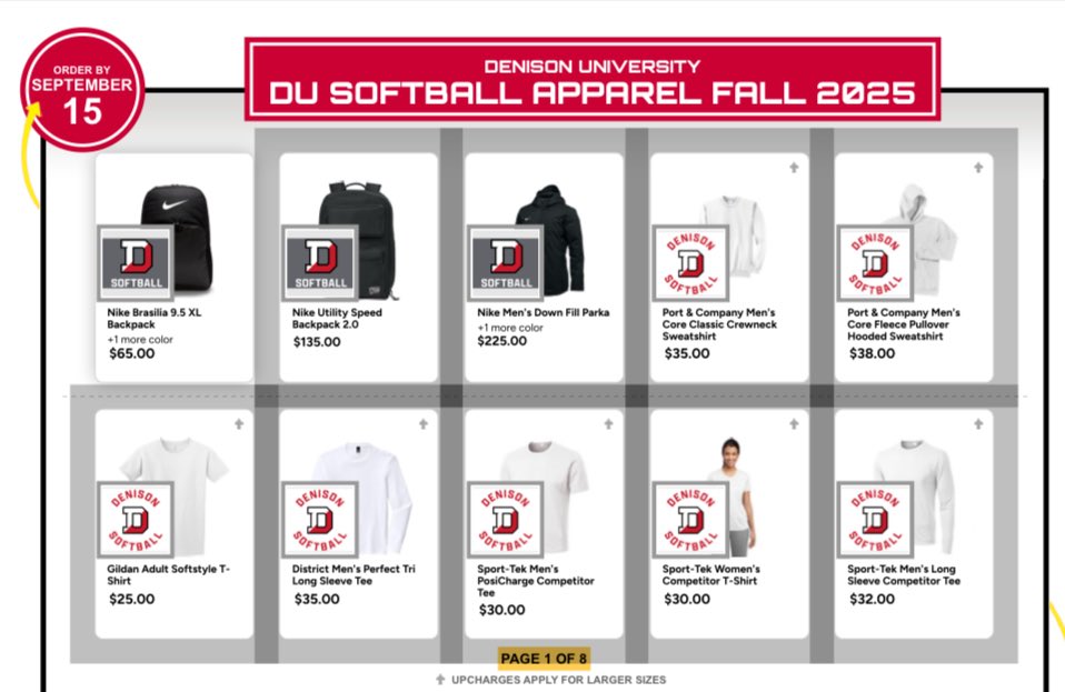 Denison Softball tweet media