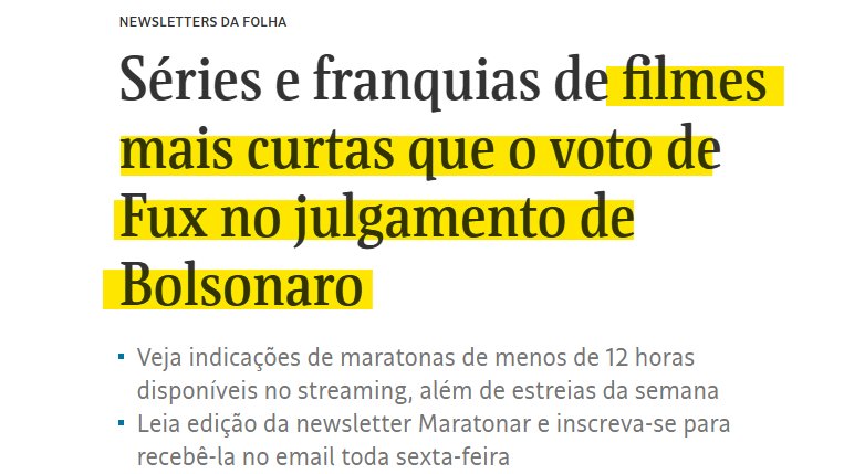 Se estamos fazendo essas comparações, vamos lá:

A defesa de Bolsonaro tinha 70 TB de material para analisar.
Do momento em que o material foi disponibilizado até o início da instrução, havia apenas 5 dias.
Um filme em Full HD (1080p) tem, em média, 4 GB.

Isso significa que a