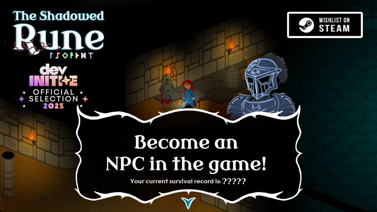 javifugitivo's tweet image. Do you want to be an NPC in The Shadowed Rune? You have until the end of @devinitiveshow(Sep. 17th)

🌀Play the demo and go to the training area. Capture at least the last few seconds of the battle and reply to this Tweet. The player with the best time will be part of the game
