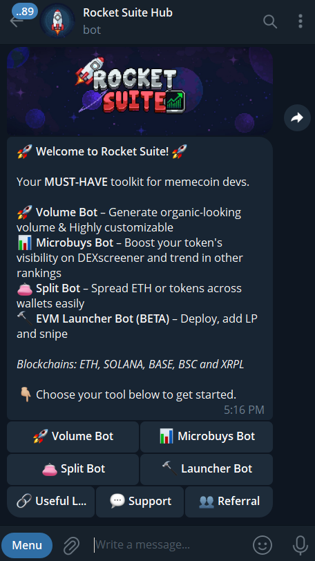 Rocket Suite tweet media