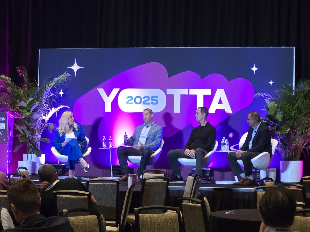 AmpereComputing's tweet image. A snapshot of #YOTTA2025: presentations from Sean Varley and Jeff Wittich, partner demos at our booth, including the new DEEPX AI-Powered Video Management System, and our VIP party.
Thanks to our customers and partners for a great event!