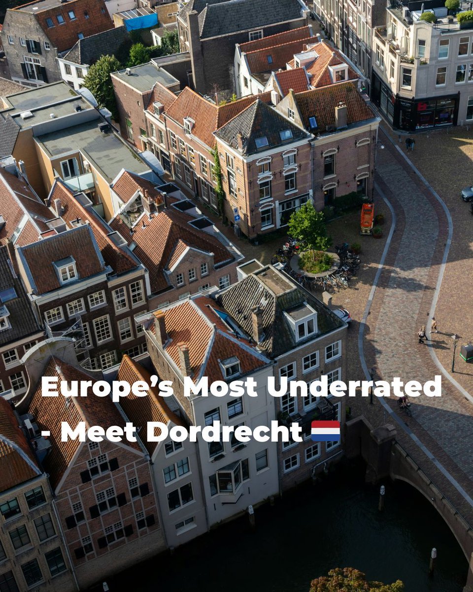 Move over Amsterdam, Dordrecht is having a moment.
Recently named one of Europe’s Most Underrated Destinations for 2025, this medieval gem offers:
✨ A historic harbor straight out of a painting
✨ Gothic churches like the Grote Kerk
✨ Quaint canals &amp; charming cafés
✨ The